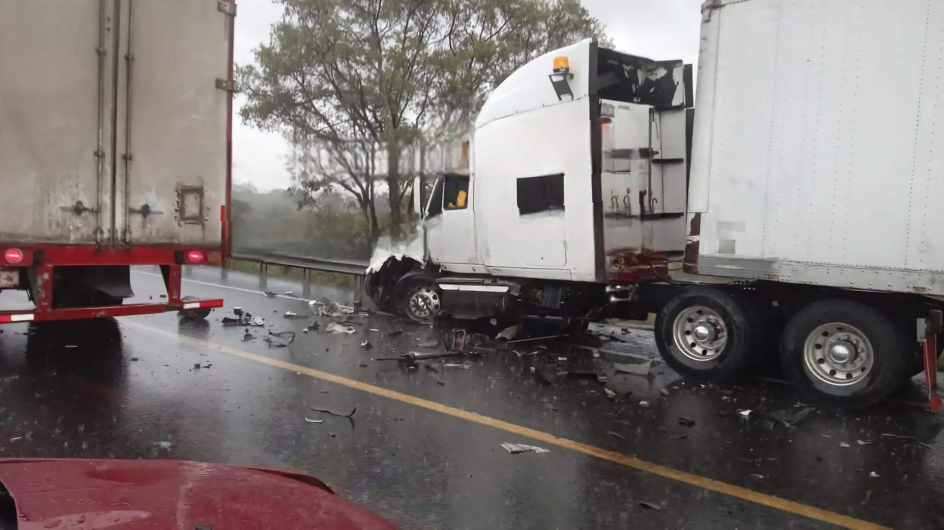 Accidente en la autopista Pátzcuaro-Cuitzeo